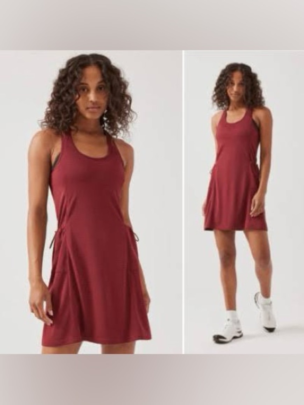 Outdoor Voices small RecMesh Dress Boysenberry red racerback athletic casual